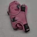 PoyPet Reflective Soft Breathable Mesh Dog Harness No Choke Double Padded Vest Adjustable(Light Pink,XL)