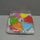 Panelee 12 Pcs 8 Inch Beach Ball Paper Lanterns Pool Party Decorations Summer Luau Themed Round Hanging Decorations for Office Classroom Home Outdoor Indoor Party Supplies