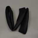 Ouzorp Car Steering Wheel Cover, Microfiber Leather Steering Wheel Covers with Anti-Slip Lining, Universal 14.5-15 inchs Black