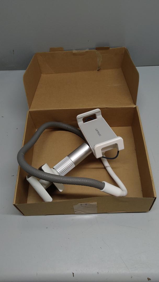 Lamicall Gooseneck Tablet Holder, Tablet Stand : Flexible Arm Clip Tablet Mount Gifts, Compatible with iPad mini Pro Air, Kindle, Switch, Galaxy Tabs, More 4.710.5" Devices  Gray