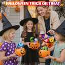 SpringFlower 269 PCS Halloween Party Favors For Kids, 24 Pack Halloween Coffin Treat Boxes With Assorted Halloween Toys In Bulk For Goodie Bags Filler, Basket Stuffers, Trick or Treat,Classroom Reward