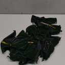 15 Pcs Velvet Bows for Christmas Tree - 6 Inch Vintage Velvet Ribbon Christmas Bows for Gift Wrapping Xmas Tree Topper Bow Ornaments for Garland Wreath Bows Decor (Dark Green)