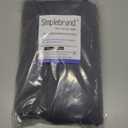 Simplebrand Ava Grey Blackout Curtains for Bedroom 63 Inch Length 2 Panels Set, Solid Thermal Insulated Energy Saving Rod Pocket Window Treatment Curtains Blackout Drapes, W40 x L63 Inch, Grey