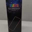 RGB Mouse Pad LED Desk Mat Large Gaming Mousepad Black and Green Line Design, Keyboard Pad XL Mouse Mat for Home and Office