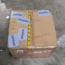 VEVOR Drain Cleaning Machine 50 FT x 3/8 Inch, Sewer Snake Machine Auto Feed, Drain Auger Cleaner with 4 Cutter & Air-Activated Foot Switch for 1" to 4" Pipes, Orange, Black