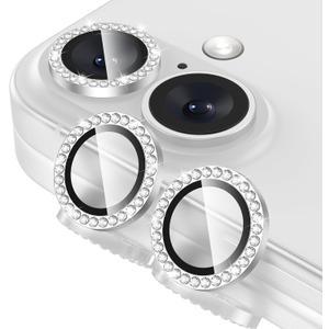 Tensea for iPhone 17 Camera Lens Protector, 9H Tempered Glass Camera Cover Screen Protector, HD Clear, Metal Individual Ring for iPhone 17 6.3inch