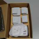 Travel Adapter Set, European Travel Plug Adapter 4 AC Outlets 4 USB Ports (2 USB C), US to UK/EU/South Africa/India, Universal Travel Adapter Kit Include Type G/C/M/D Detachable Plug