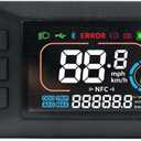Display Screen Replacement for Yozma IN10 for Yozma in 10 Electric Dirt Bike E-Bike LCD Display with 3 Function Keys, for Check Riding Data, Speedometers Off-Road Motorcycle Accessories