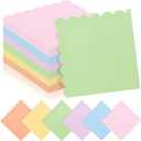 Whaline 300Pcs Pastel Rainbow Cocktail Napkin Macaron Color Scalloped Paper Napkin 6 Colors Disposable Party Dinner Napkin for Wedding Baby Shower Birthday Party Supplies Table Decor