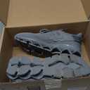 Mens Walking Shoes Running Slip on Tennis Casual Fashion Blade Sneakers Comfort Workout Sport Athletic Trainers (7, Grey)