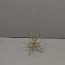 4.25" Gold Sphere Decor, Metal Handmade Floral Decorative Sculpture, Abstract Tabletop Decorative Ball for Home Metal Sphere Decor