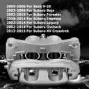 cciyu 19B2683B 19B2682B Front Left & Right Brake Calipers with Bracket For Saab 9-2X 05-06,For Subaru For Baja/For Crosstrek/For Forester/For Impreza/For Legacy/For Outbac/For WRX/For XV Crosstrek