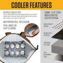 Carhartt Thick Foam Fully Insulated Cold Front Coolers, Premium Ice Retention, Durable Water Resistant Material W/Front Zippered Pocket, 30 Can