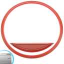 M11 Door Gasket Kit Fit for Midmark M11 Ultraclave & M11D Steam Sterilizers, Includes Door Gasket and Dam Gasket #053-0527-00# 002-0504-00, Made from 100% High Quality Synthetic Silicone