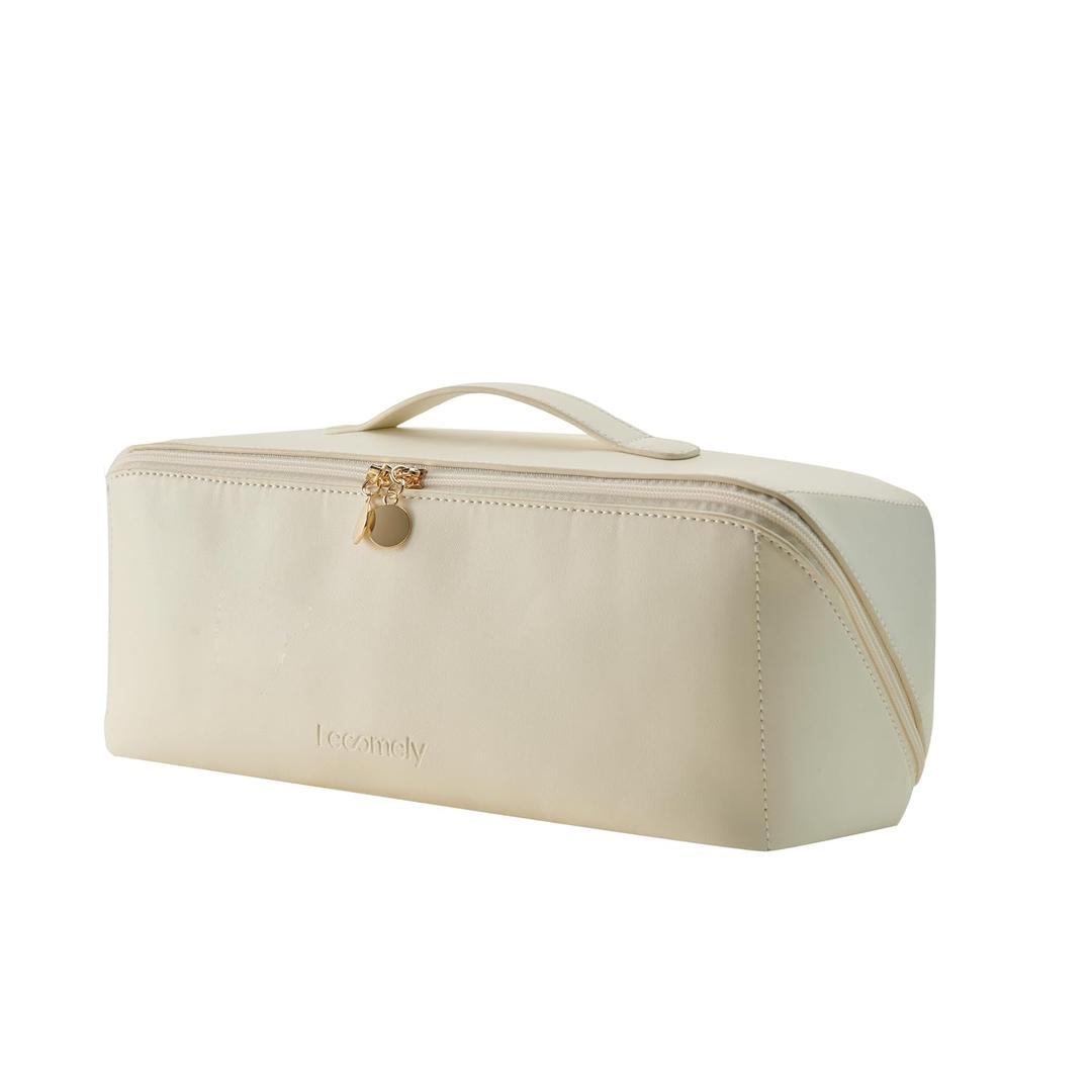 Travel Hair Styler Bag Luxurious Leather Build Travel-Ready Design Fits All Accessories of Multi-Styler Brushes, nozzles, Curls Universal Fit