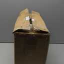 Geosar 6 Pcs Storage Bins with Bamboo Lids Plastic Storage Containers Stackable Box with and Handle with 6 Labels and Marker for Organizing Toys and More, 10.1x7x6.69 In(White,Classic)