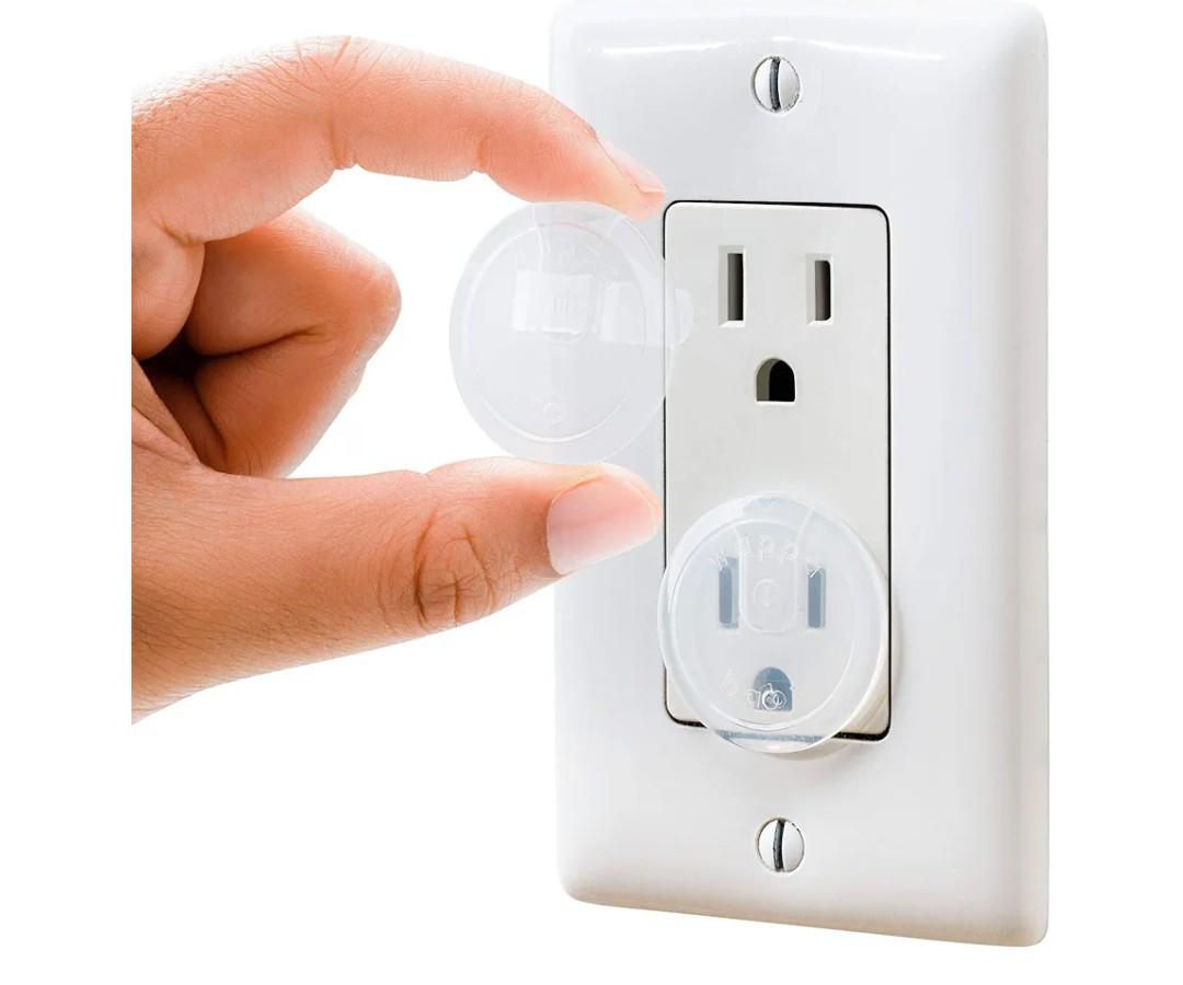 Clear Outlet Covers (50 Pack) Value Pack – Baby Safety Outlet Plug Covers – Durable & Steady – Child Proof Your Outlets Easily