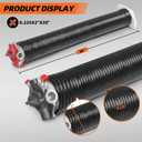 1 Pair Garage Door Torsion Springs 0.225X2"X30"