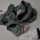 Momcozy Adjustable Buckle Baby Wrap Carrier Cooling Air-Mesh, Easy to Wear Baby Carrier Sling, Baby Carriers Newborn to Toddler 8-35lbs, Suit for Waist 47-57 inch,Plus Size Grey Green