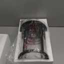 Darkaway Large Outdoor Pendant Lights, 15inch Outdoor Chandelier Hanging Porch Lights Outside Ceiling Mount Aluminum with Seeded Glass for Front Door Gazebo Patio (Large, Black)