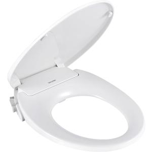 Non-Electric Toilet Seat with Bidet Fits Elongated Toilets