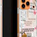 Christian Bible Verses Phone Case Compatible with iPhone 17 Pro, Jesus Faith Salvation Phone Cover for iPhone 17 Pro