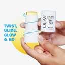 Olay Glow & Protect SPF 50 Face Sunscreen Stick, Fragrance Free, 0.5 OZ (14 G), Dewy Finish Sunscreen Stick with SPF 50 Broad Spectrum Sunblock for All Skin Types