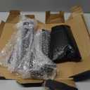 HOZE Sturdy Heavy Duty Shelf Bracket 8-Inch Set of 6, Perfect for Floating Shelves, Made from 1/5" Thick Metal in Matte Black Finish