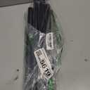 Matte Black Shower Curtain Rod,1 Inch Diameter Stainless Steel Adjustable Spring Tension Rods 32 to 80",with Holders, Anti-Slip,Curtain Rods No Drilling(1 Pack)