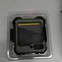 VEGO for Z Flip 6 Case with Hinge Protection, for Samsung Z Flip 6 Case with 360 Rotatable Ring Kickstand & Built-in Screen Protector & Belt Clip Holster Shockproof Cover - Green