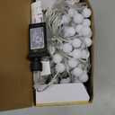 100ft Globe String Lights Indoor Outdoor Waterproof, 200 LED Christmas fairy Lights Plug in with Remote, Connectable Hanging Lights for Bedroom Classroom Camping Patio Wedding Garden Decor, Warm White