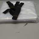 Storage Logic Foam Mattress Vacuum Bag for Moving, Storage, Vacuum Seal Mattress Bag with Straps (King/Cal-King)