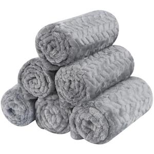 Small Dog Blanket, Super Soft Warm Pet Cover Blankets, Wheat Ears Print Puppy Fleece Flannel Blanket for Small Medium Dogs and Cats MW003