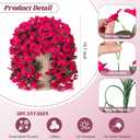 Artificial Faux Bougainvillea Flowers Plants for Outdoor Outside Decoration