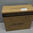 Vinyl Record Player with Speakers Vintage Turntable for Vinyls Records Belt-Driven Turntables 3-Speed Bluetooth Playback Headphone AUX RCA Line LP Vinyls Players for Sound Enjoyment Retro Brown