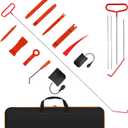 22 PCS Portable Repair Tools Sets,66 inch Stainless Steel Car Tool Kit