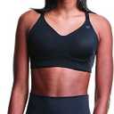 Champion Womens Women's Sports Bra, High-Impact, Maximum Support, Breathable, Moisture Wicking, L