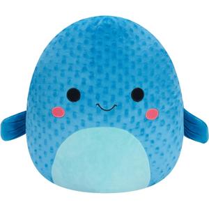 Squishmallows Original 16in Refalo The Blue Pufferfish  Official Jazwares Plush (Large)