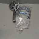 6-Setting Shower Head with Handheld, JDO High Pressure Hand held Shower Head, 4.7 Inch Chrome Detachable Showerhead Set with 59 Inch Stainless Steel Hose and Adjustable Showerhead Holder