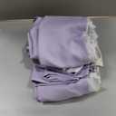 Yakamok Lilac 100% Blackout Curtains 84 Inches Long with 2 Thick Layers-Light Purple Room Darkening Thermal Insulated Window Curtain Set of 2 Panels for Bedroom Living Room 52x84 Inches,Lavender