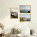 18x24 Picture Frame Gold 3 Pack, Gold Poster Frames 18 x 24 for Wall, Horizontal or Vertical Wall Mounting