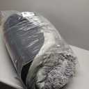 3.7 inch Thickened Orthopedic Dog Beds for Medium Dogs, Supportive Dog Sofa Bed with 28D EggCrate Foam, Removable Washable Plush Cover, Waterproof Lining, HalfRound Design for Puppy,Senior Dog