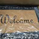 DII Rubber Doormats Collection All Weather, 24x36, Wrought Iron