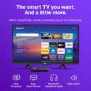 Roku Smart TV 2026 – 24-Inch Select Series, 720p HD TV – Roku TV with Voice Remote – Flat Screen LED Television with Wi-Fi for Streaming Live Local News, Sports, & Movies – Bluetooth Headphone Mode