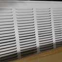 16 x 16 Inch Return Air Vent Cover for Wall Ceiling,Steel AC Return Air Filter Grille Fits Duct Opening 16 x 16, HVAC Vent Cover Grill,Holds 1" Air Filter, For 16''W16''H-Duct Opening