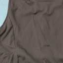 QINSEN Womens Crew Neck Tennis Dress Sleeveless Side Slit Golf Athletic Dress Build in Shorts with Pockets S