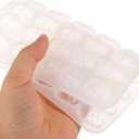 3 x PRETYZOOM Mini Skull Gummy Mold, Silicone 40-Cavity Skull Head Ice Cube Tray, Halloween Skeleton Baking Mold for Chocolate, Candy, Jelly, Dog Treats