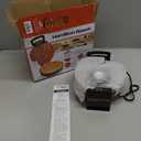 Hamilton Beach Belgian Waffle Maker with PFAS-Free Non-Stick Ceramic-Coated Plates, Browning Control, Indicator Lights, Stainless Steel (26081)