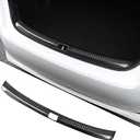 BILOPER Stainless Steel Car Inside Rear Bumper Protector Guard Rear Inside Bumper Sill Plate Guard Cover Trim Door Tailgate Trunk Lid Protection (for Toyota Corolla Carbon Fibe 2019-2024)