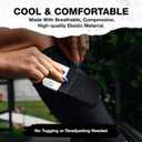Travel Wallet - Jogging Ankle Stash - Travel Essentials - Anti Theft Travel Pack Pouch to protect Cash, Cell phone and Passport - Fits Insulin, Epi Pen, Knife, Keys and more.(Small)